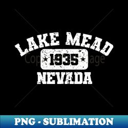 Lake Mead Nevada Athletic Style - Distressed - PNG Sublimation Digital Download - Bring Your Designs to Life