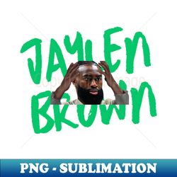Jaylen Brown Funny Moment - High-Quality PNG Sublimation Download - Bold & Eye-catching