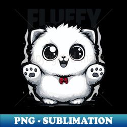 Meet Fluffy Kitten - Special Edition Sublimation PNG File - Stunning Sublimation Graphics