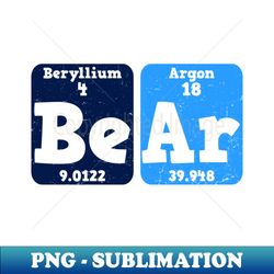 Gay Daddy Shirt  Periodic Table Bear Gift - PNG Transparent Digital Download File for Sublimation - Defying the Norms