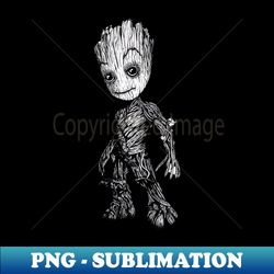 Baby Groot Guardians of the Galaxy Character - Elegant Sublimation PNG Download - Enhance Your Apparel with Stunning Detail