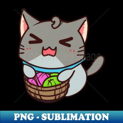 best knitting mom ever cat - png transparent sublimation design - perfect for sublimation mastery
