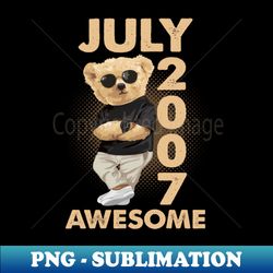 July 2007 Awesome - Artistic Sublimation Digital File - Revolutionize Your Designs