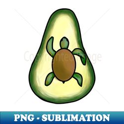 Avocado Turtle - Instant PNG Sublimation Download - Stunning Sublimation Graphics