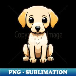 Kawaii Yellow Labrador Retriever Dog - Artistic Sublimation Digital File - Unleash Your Creativity