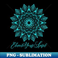 Mandala-Spirit Tee-shirt - Elegant Sublimation PNG Download - Bold & Eye-catching