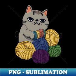 best knitting mom ever cat - artistic sublimation digital file - stunning sublimation graphics