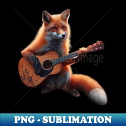 musician fox - Modern Sublimation PNG File - Revolutionize Your Designs