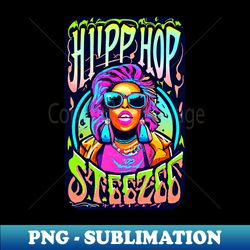 hip hop steezee girl airbrush art design - premium sublimation digital download - perfect for sublimation art
