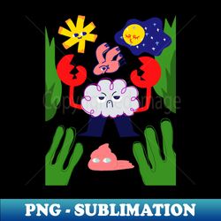 nunc colourful collection - gather - Retro PNG Sublimation Digital Download - Unleash Your Creativity
