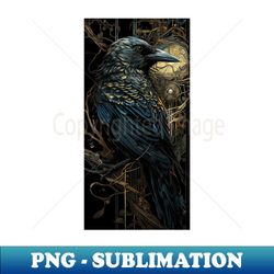 gothic bird - High-Resolution PNG Sublimation File - Perfect for Sublimation Art