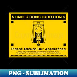 NIKKE - Under Construction - Centi - Decorative Sublimation PNG File - Enhance Your Apparel with Stunning Detail