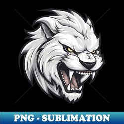 Snow Tiger - Decorative Sublimation PNG File - Transform Your Sublimation Creations