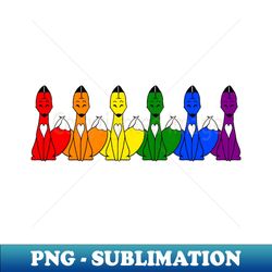 Pride Foxes - Digital Sublimation Download File - Revolutionize Your Designs