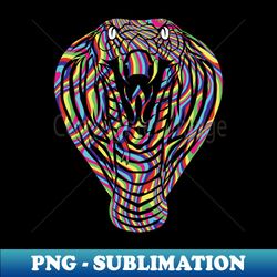 Psychedelic Snake Spiritual Snake - Trendy Sublimation Digital Download - Create with Confidence