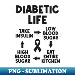Type 1 Diabetes Shirt  Diabetic Life Circle - Unique Sublimation PNG Download - Enhance Your Apparel with Stunning Detail