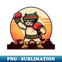 Cinco De Mayo Boxing Shirt  Vintage Boxing Cat - Retro PNG Sublimation Digital Download - Instantly Transform Your Sublimation Projects