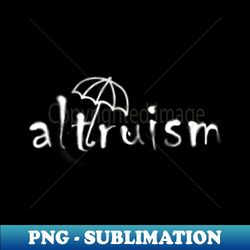 altruism   white  airbrush - decorative sublimation png file - create with confidence