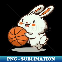 basketball easter shirt  easter bunny playing basketball - png transparent sublimation file - perfect for sublimation art