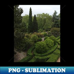 View of Very Green Gardens - High-Resolution PNG Sublimation File - Perfect for Creative Projects