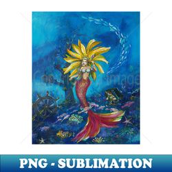 Mermaid Treasure - Exclusive PNG Sublimation Download - Perfect for Sublimation Mastery
