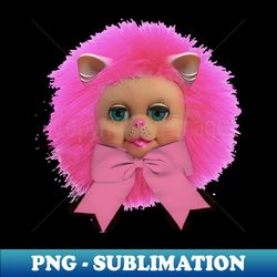 Pink Kitty Puff - Sublimation-Ready PNG File - Add a Festive Touch to Every Day