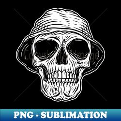 Gothic Skull Head Demon Devil Satan Grim Reaper Vintage Tattoo - PNG Sublimation Digital Download - Perfect for Personalization