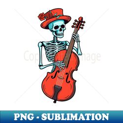 Skeleton playing cello - Trendy Sublimation Digital Download - Transform Your Sublimation Creations