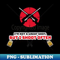 Sports shooter - Elegant Sublimation PNG Download - Vibrant and Eye-Catching Typography