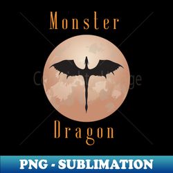 Halloween Monster Dragon - Trendy Sublimation Digital Download - Instantly Transform Your Sublimation Projects