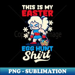 Wrestling Easter Shirt  Easter Egg Hunt Outfit - PNG Transparent Digital Download File for Sublimation - Perfect for Sublimation Art