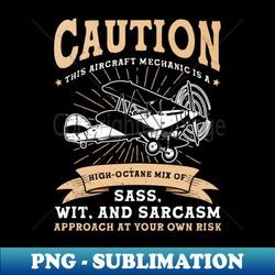 Aircraft Mechanic Aviation Airplane Mechanic - Exclusive Sublimation Digital File - Unleash Your Creativity