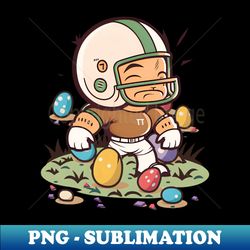football easter shirt  boy helmet easter eggs - signature sublimation png file - perfect for sublimation mastery
