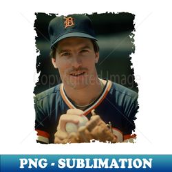jack morris in detroit tigers old photo vintage - signature sublimation png file - perfect for creative projects