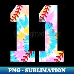 Baseball Tie Dye Rainbow Kids Boys Teenage Men Girls Gifts - Modern Sublimation PNG File - Capture Imagination with Every Detail