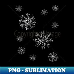 Kinky Snowflakes - Elegant Sublimation PNG Download - Transform Your Sublimation Creations