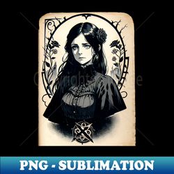 Victorian Lady II - Premium PNG Sublimation File - Create with Confidence