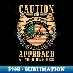 Aviation Airplane Mechanic Aircraft Mechanic - Digital Sublimation Download File - Boost Your Success with this Inspirational PNG Download