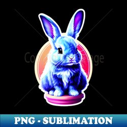 Bright and Eye-catching Colorful Bunny T-Shirt - Stand Out from the Crowd - Exclusive Sublimation Digital File - Perfect for Sublimation Mastery