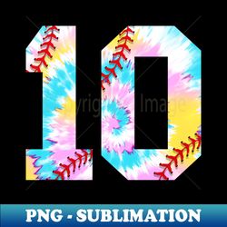 Baseball Tie Dye Rainbow Kids Boys Teenage Men Girls Gifts - Vintage Sublimation PNG Download - Defying the Norms