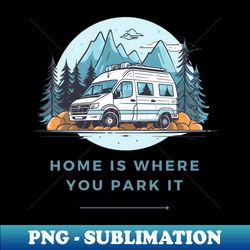 Camper Van Travel - Artistic Sublimation Digital File - Transform Your Sublimation Creations