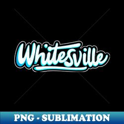 whitesville graffiti airbrush - trendy sublimation digital download - vibrant and eye-catching typography