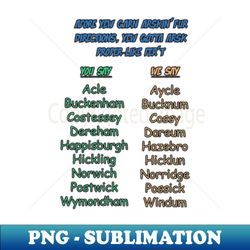 Norfolk Dialect for place name interpretation - Creative Sublimation PNG Download - Spice Up Your Sublimation Projects
