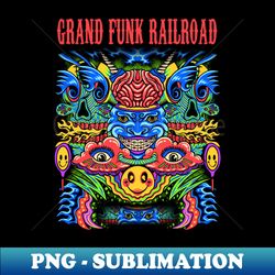 GRAND FUNK RAILROAD BAND - Sublimation-Ready PNG File - Stunning Sublimation Graphics