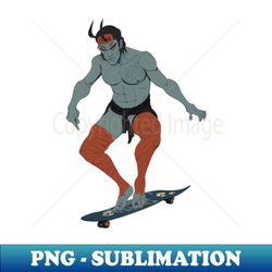 Devilman Sk8er Ukiyo-e woodblock Print - Sublimation-Ready PNG File - Enhance Your Apparel with Stunning Detail