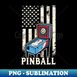usa flag pinball machine - creative sublimation png download - stunning sublimation graphics