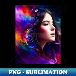 Psychedelic Portrait 2 - Exclusive Sublimation Digital File - Add a Festive Touch to Every Day