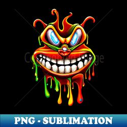 steezee monsters head airbrush art design 2024 - signature sublimation png file - bring your designs to life