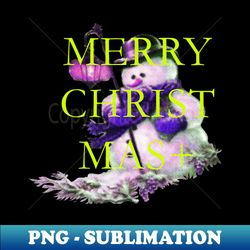 Snowman merry christmas - High-Quality PNG Sublimation Download - Vibrant and Eye-Catching Typography