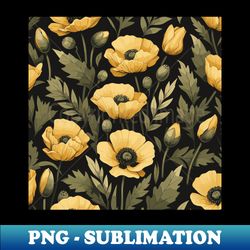 Poppy Flower - Aesthetic Sublimation Digital File - Unlock Vibrant Sublimation Designs